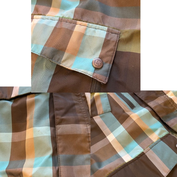 Burton Men’s GMP Traction Snowboard Jacket Plaid Size Medium - Picture 15 of 17